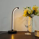 Adjustable three-colour touch LED table lamp