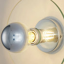 Modern glass wall lights for elegant retro décor