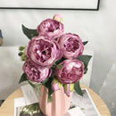 Artificial peony bouquet for wedding and home decoration