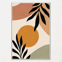 Palm tree paper poster artistic decor for interiors