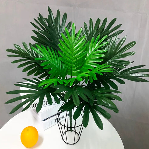 Decorative tropical artificial palm leaf bouquet for parties and events - vue 4 sur 13