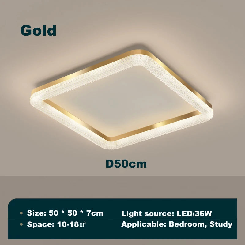 Led ring ceiling chandelier for home decoration
