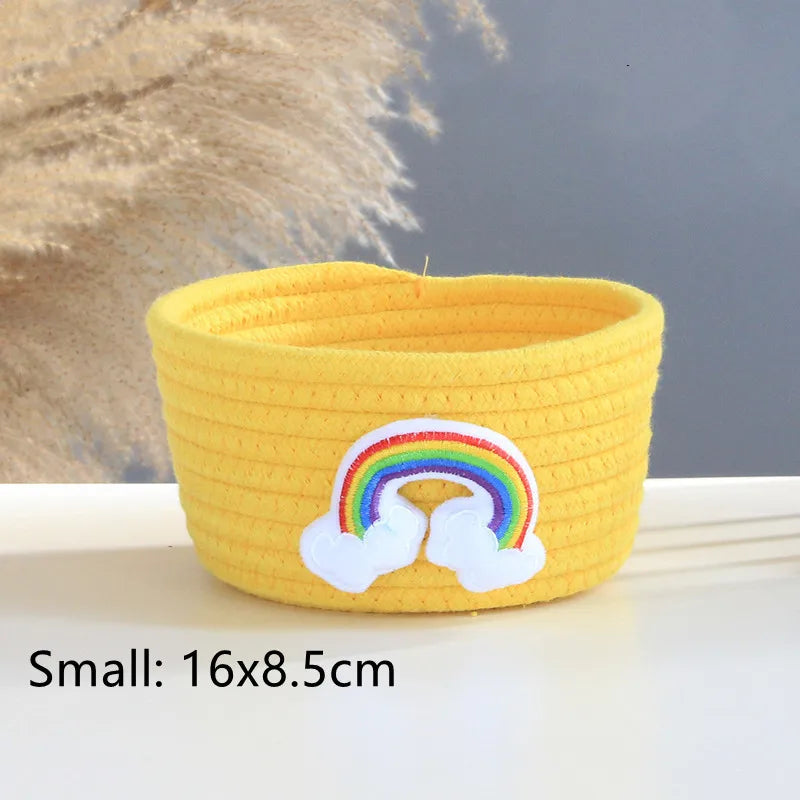 woven animal storage basket for toys and miscellaneous items - vue 19 sur 21