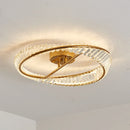 Modern luxury crystal LED ceiling light for indoor decoration