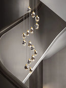 Nordic crystal chandelier loft style for modern interiors