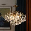 Luxury crystal chandelier for elegant retro decor