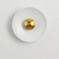 Nordic circular LED wall light