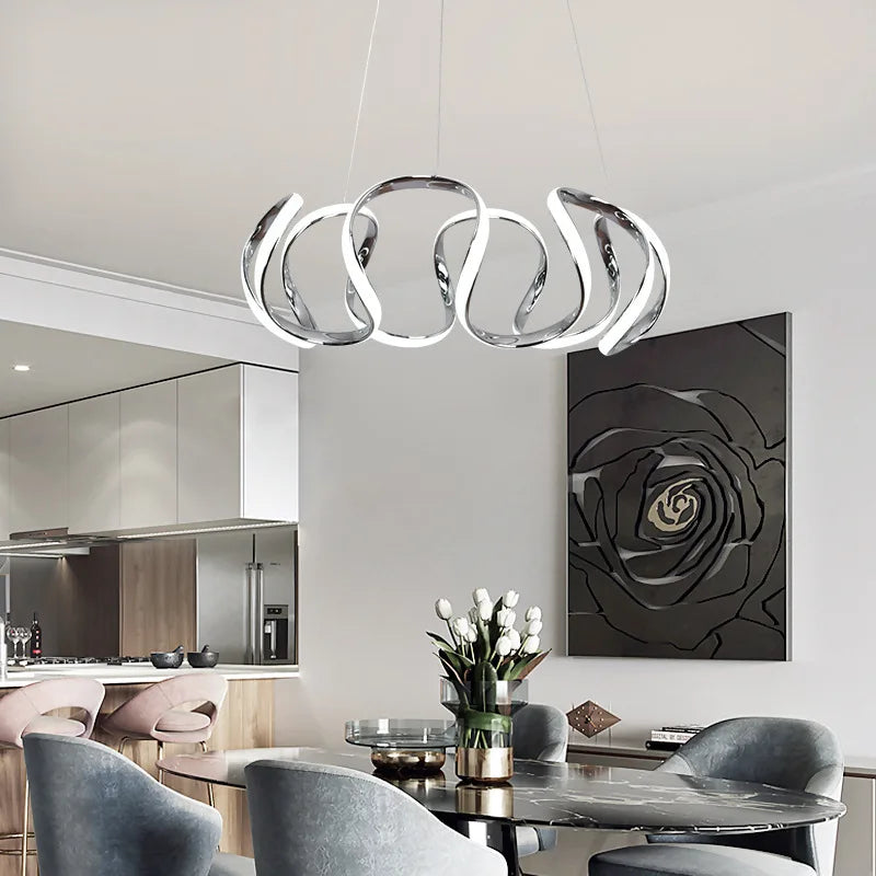 Modern LED chandelier ceiling light for home decor