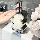 creative flower shaped ceramic bottle for gel and soap