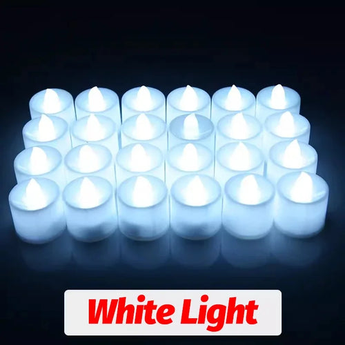 flameless led candles for wedding party decoration Christmas heart shaped - vue 11 sur 14