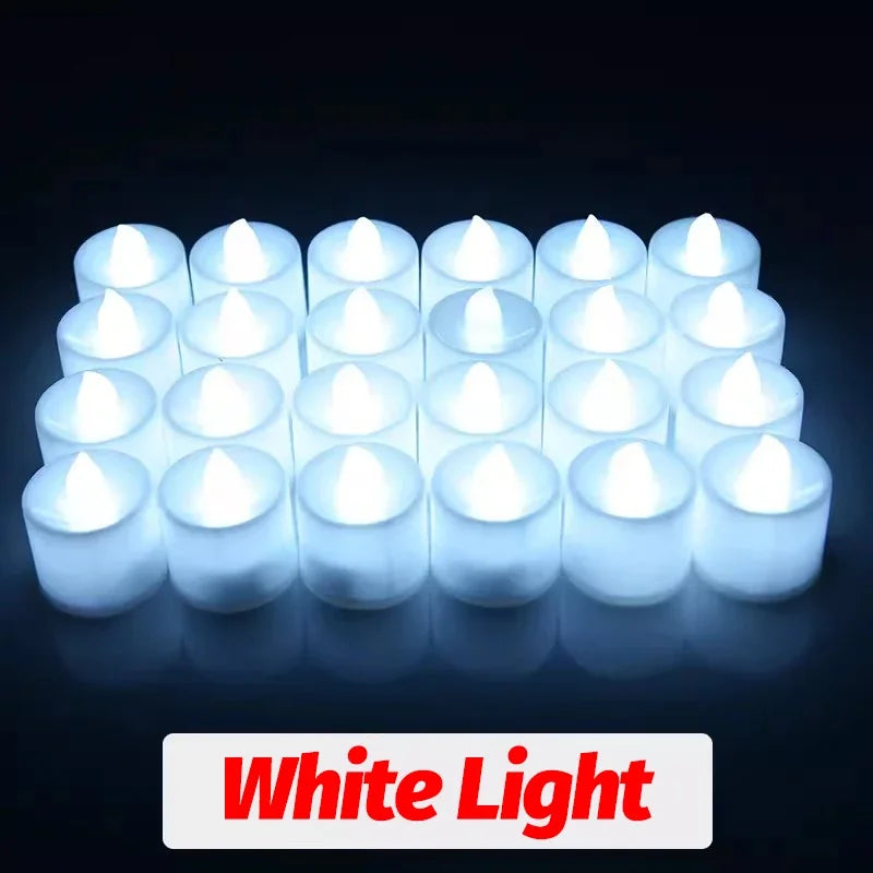 flameless led candles for wedding party decoration Christmas heart shaped - vue 10 sur 14