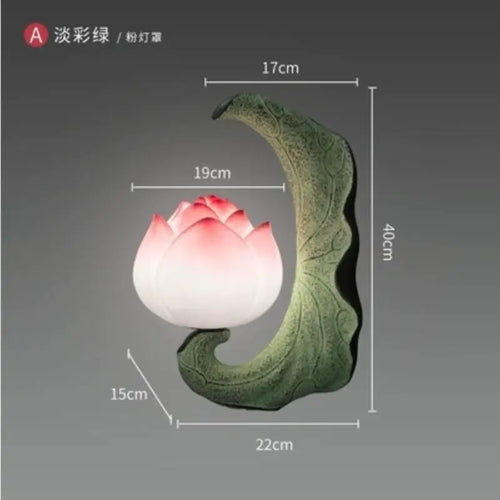 Coloured glass Chinese style wall light for indoor and balcony - vue 9 sur 10