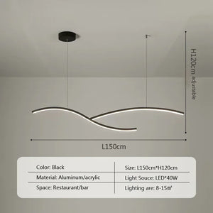 suspension acrylique hyperbolique design moderne décorative