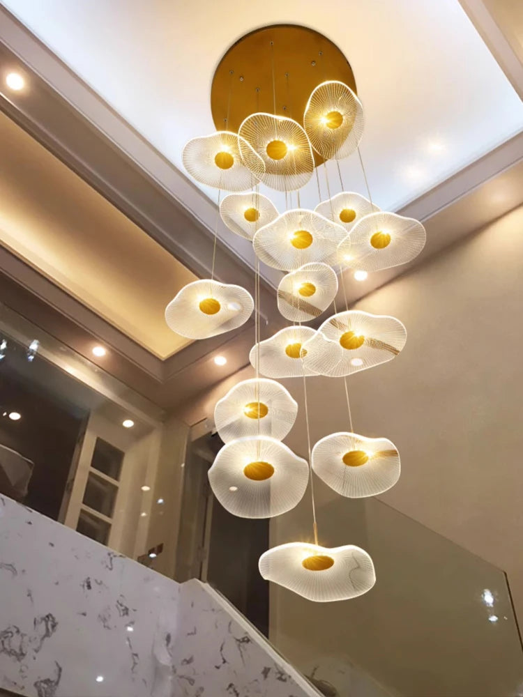 Modern Nordic chandelier for interior and attic decoration