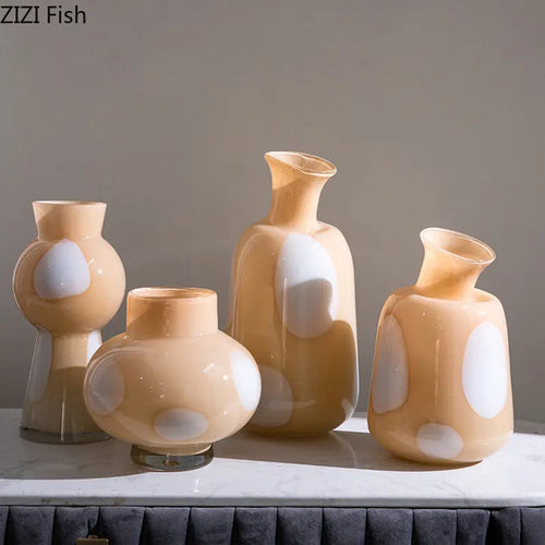 creative glass vase for flowers and modern arrangements - vue 2 sur 14
