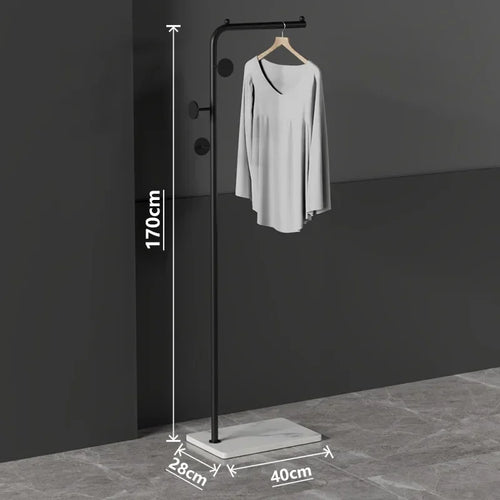 lightweight and modern Nordic clothes rack for stylish storage - vue 10 sur 41