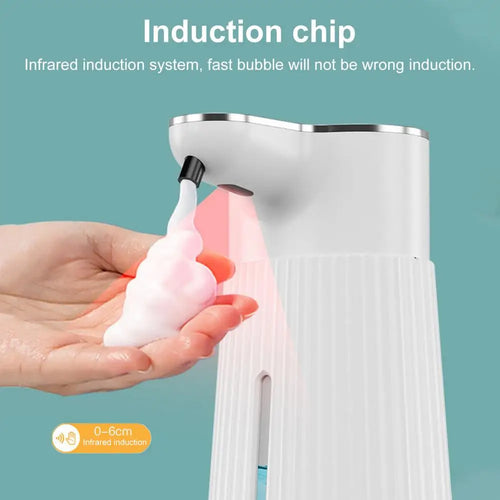 wall mounted automatic soap dispenser quick refillable sensor - vue 5 sur 8