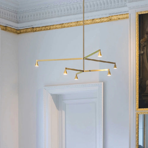 Postmodern luxury sputnik chandelier for living and dining room - vue 4 sur 12