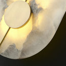 Modern nordic marble and gold copper LED wall light
