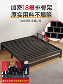 Single tatami bed frame, modern and simple home master bedroom, 1.8-meter double iron bed