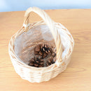 wedding flower basket with bow tie large capacity versatile