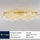 Luxury crystal lamp for elegant modern interiors