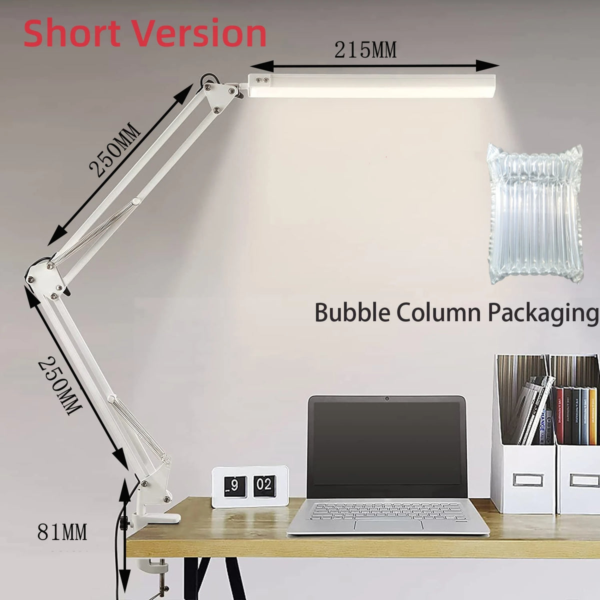 LED desk lamp with clamp 10W - vue 13 sur 18