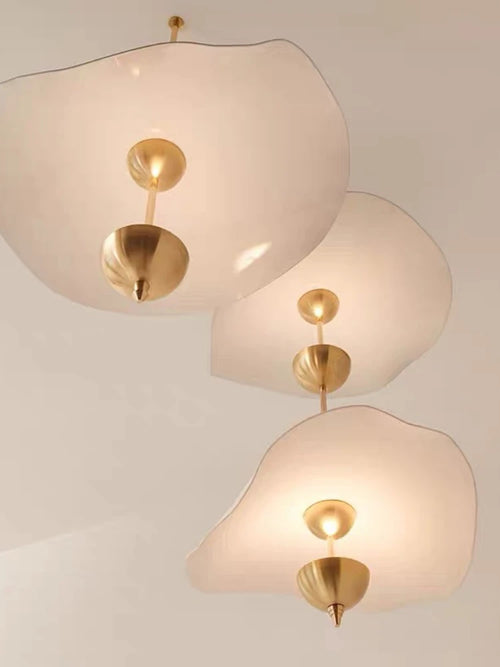 Minimalist nordic acrylic chandelier for restaurants and cafés - vue 6 sur 10
