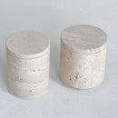 wabi-sabi marble container with lid and storage box
