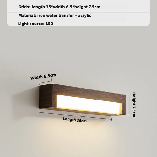 retro wall light for interior design with LED lighting - vue 10 sur 10