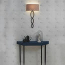 Modern fabric wall light for indoor decorative lighting