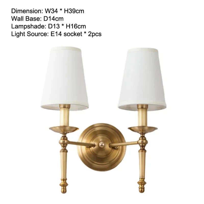 Full copper round chandelier for bedroom - vue 11 sur 12