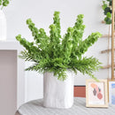 Set of 5 artificial elephant ear leaves for decoration and arrangements