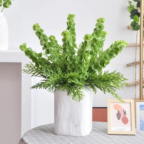 Set of 5 artificial elephant ear leaves for decoration and arrangements - vue 3 sur 6