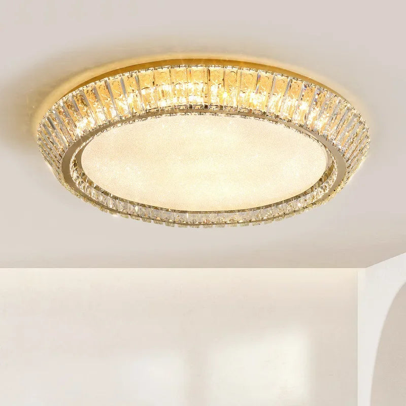 Luxury crystal ceiling light for elegant interior décor - vue 4 sur 10