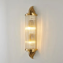 Modern design stainless steel and crystal wall light