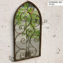 Nordic retro wooden mirrors for wall craft decoration