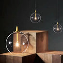 Nordic design clear glass chandelier for interior decoration