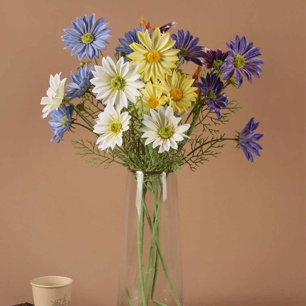 Large artificial daisy bouquet silk flowers wedding decoration