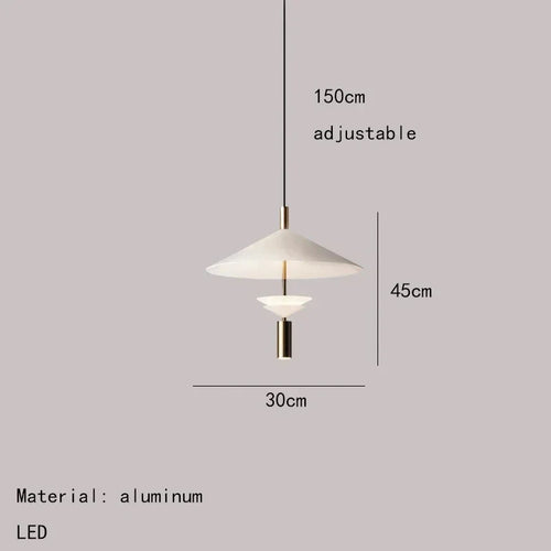 Modern designer pendant light for living room and decorative restaurant - vue 14 sur 14