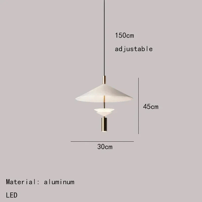 Modern designer pendant light for living room and decorative restaurant - vue 13 sur 14