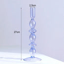 European glass candle holder for decoration and weddings