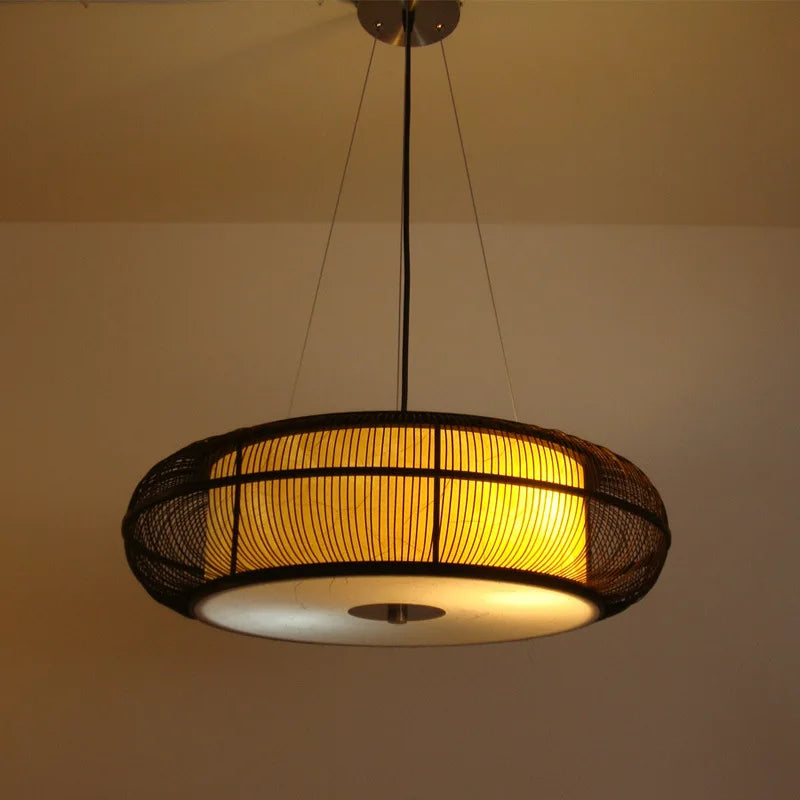 Handmade bamboo chandelier with modern and elegant style