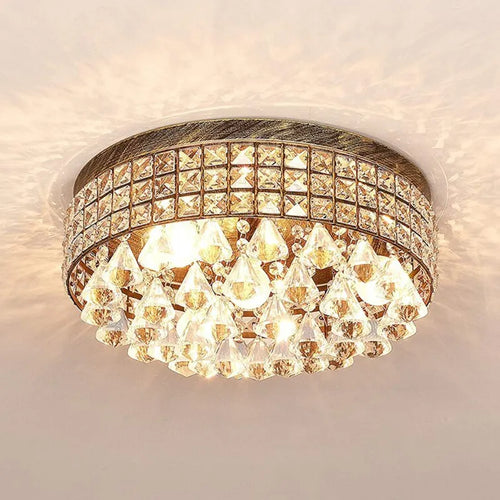 Modern crystal ceiling light for elegant interiors - vue 2 sur 8