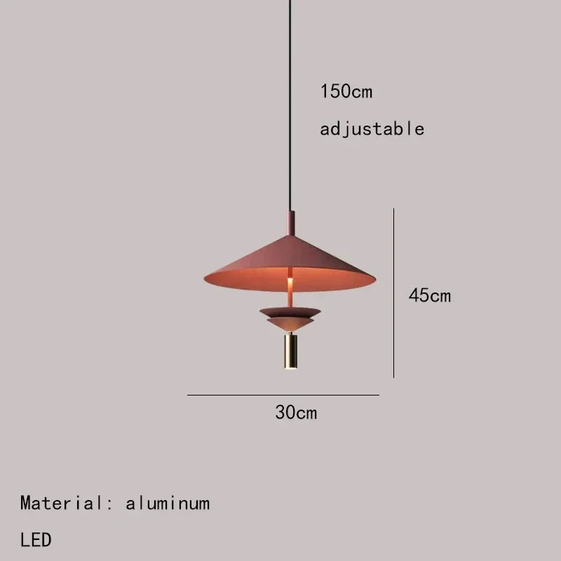 Modern designer pendant light for living room and decorative restaurant - vue 14 sur 14