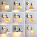 Ceramic LED wall light