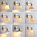 Adjustable nordic ceramic LED wall light