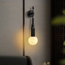 Elegant Chinese style copper wall light for modern decor