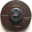 retro silent wall clock for modern home decor