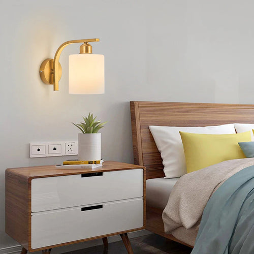 Luxury glass art deco wall light for indoor use - vue 3 sur 21